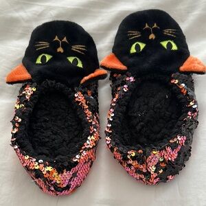 Slippers black kitty